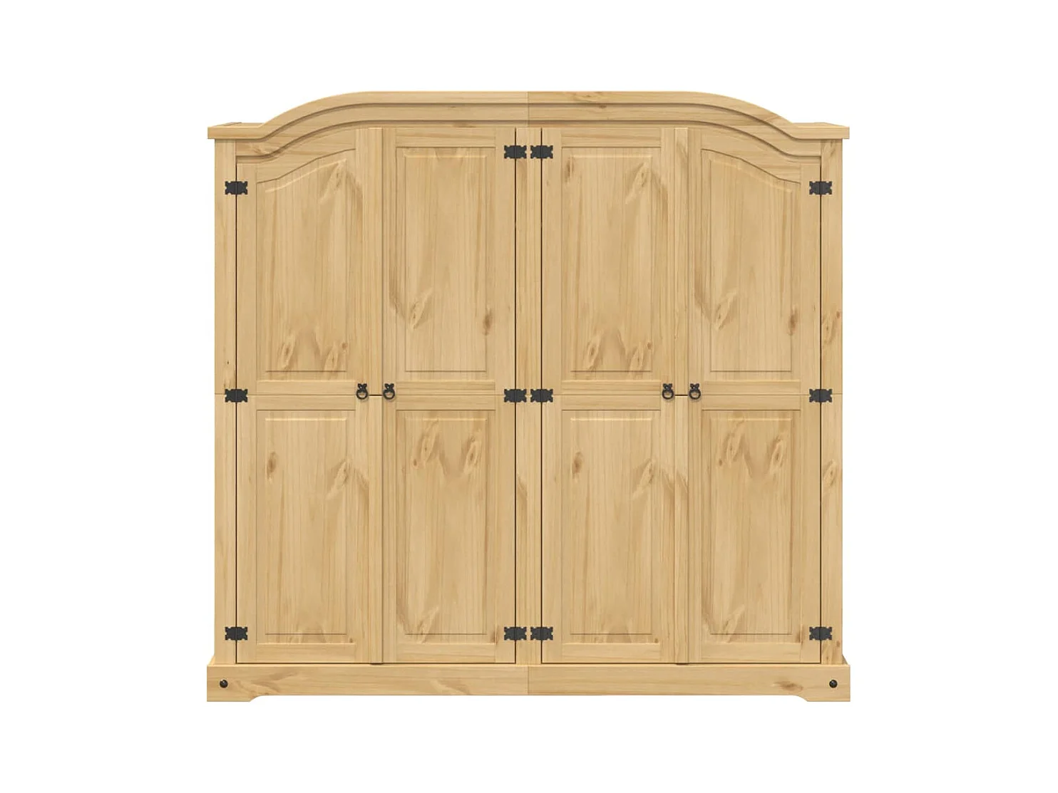 Corona kledingkast 194x52x186 cm massief grenenhout