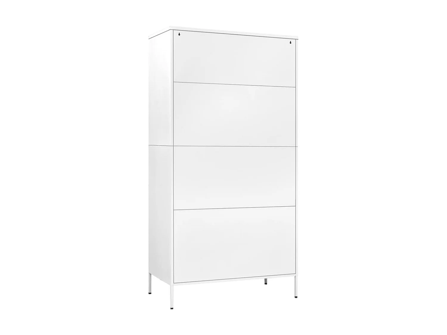 Armario blanco 90x50x180 cm Acero