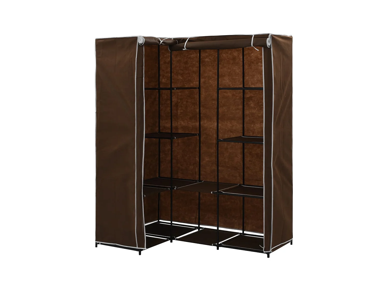 Hoekkast Bruin 130x87x169 cm