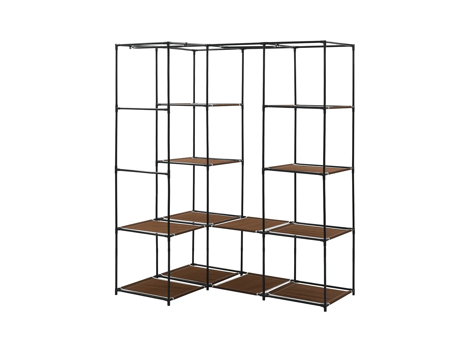 Hoekkast Bruin 130x87x169 cm