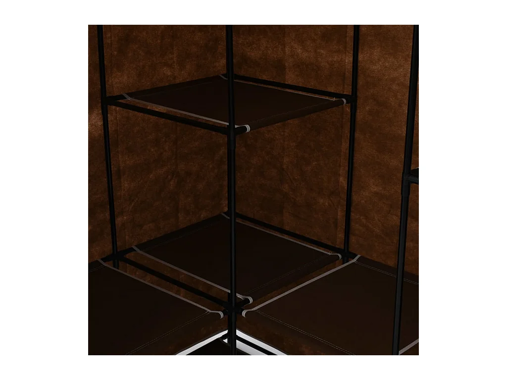 Hoekkast Bruin 130x87x169 cm