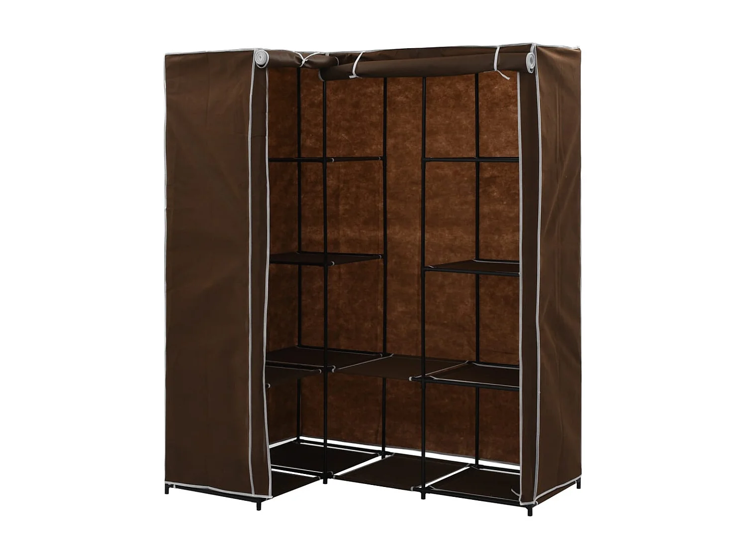 Armadio angolare Marrone 130x87x169 cm