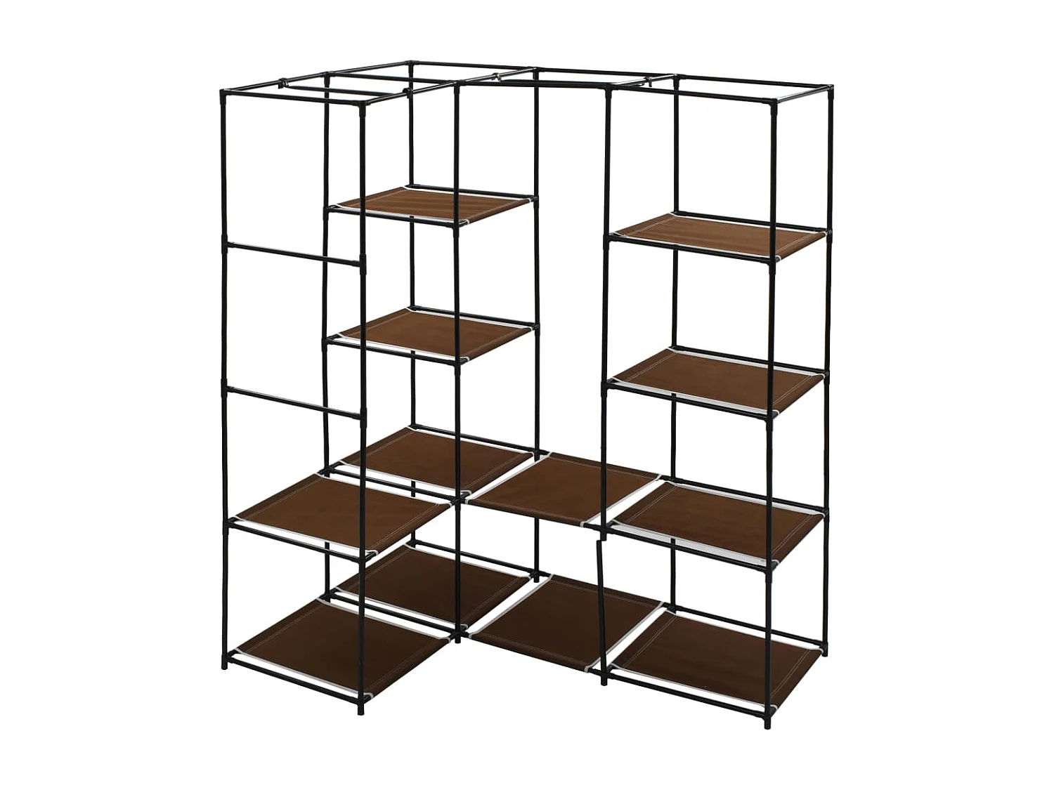 Armadio angolare Marrone 130x87x169 cm