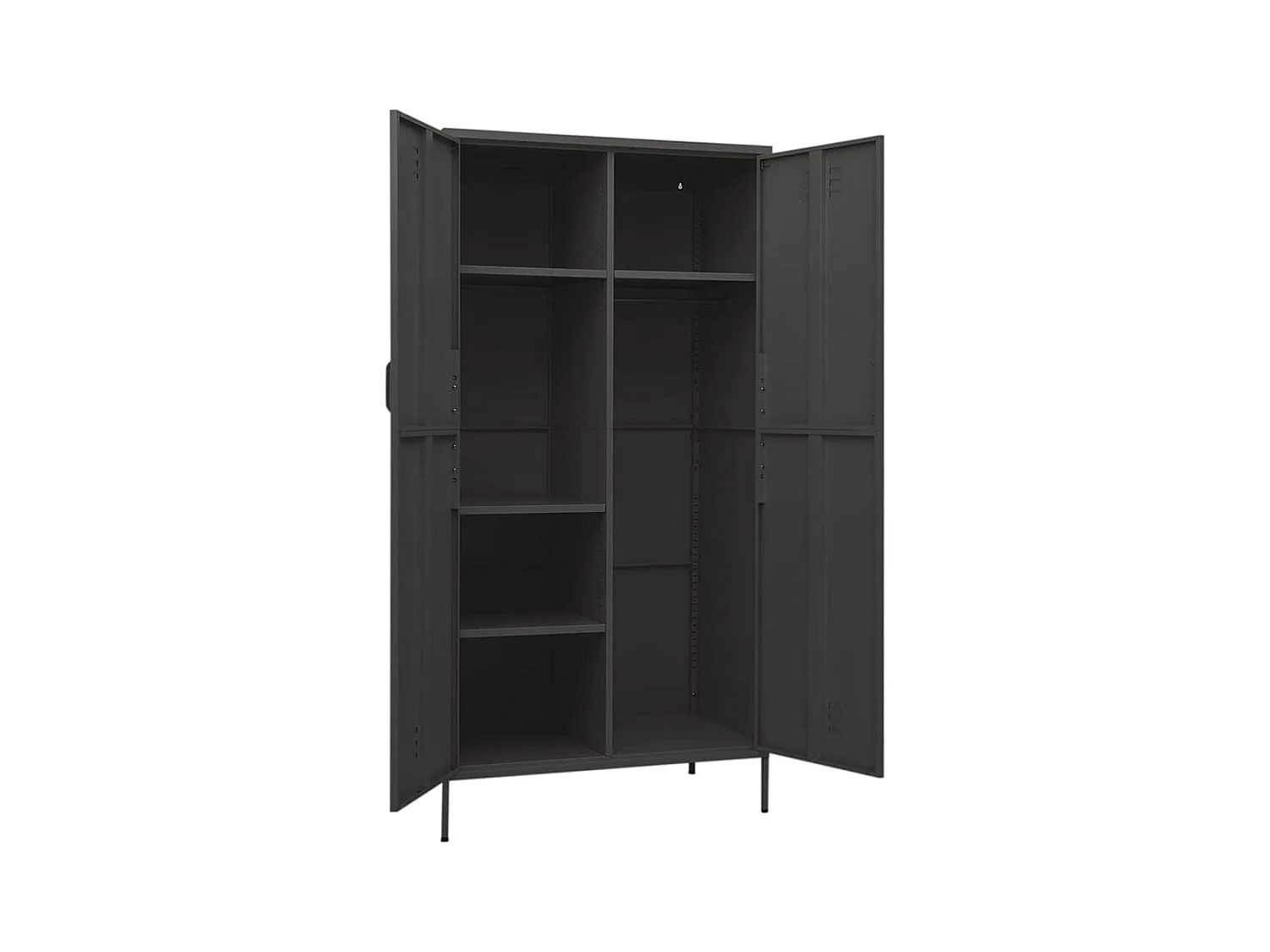 Armadio antracite 90x50x180 cm Acciaio