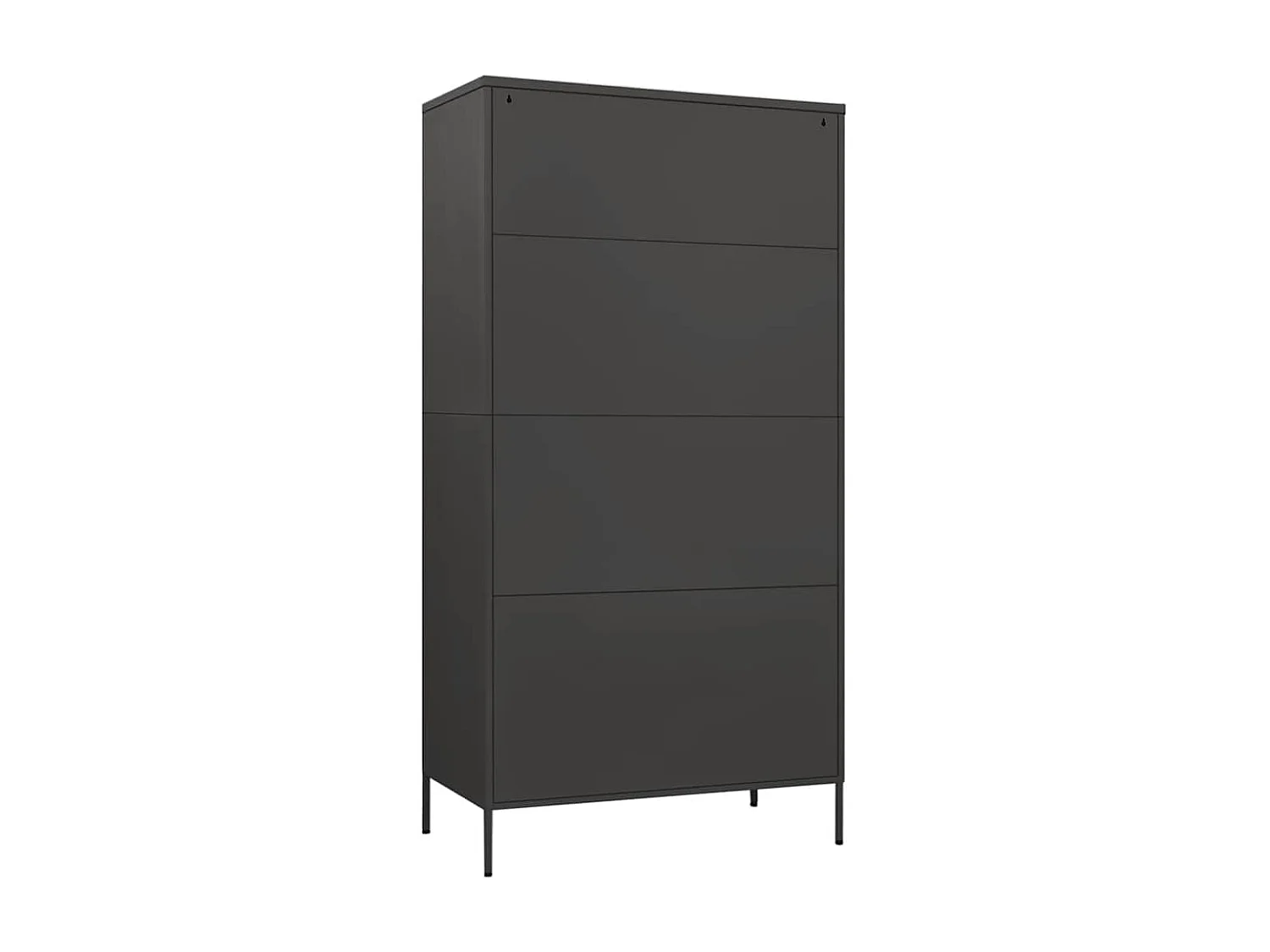 Armario antracita 90x50x180 cm Acero