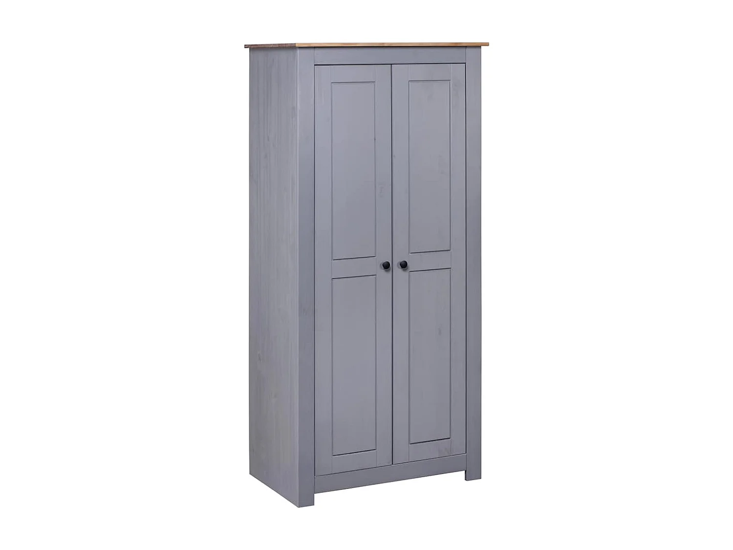 Armario Gris 80x50x171,5 cm Pino Macizo Panamá Surtido