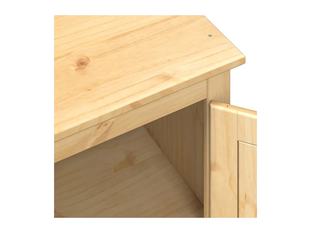 Armario Corona 76x50x170 cm madera maciza de pino