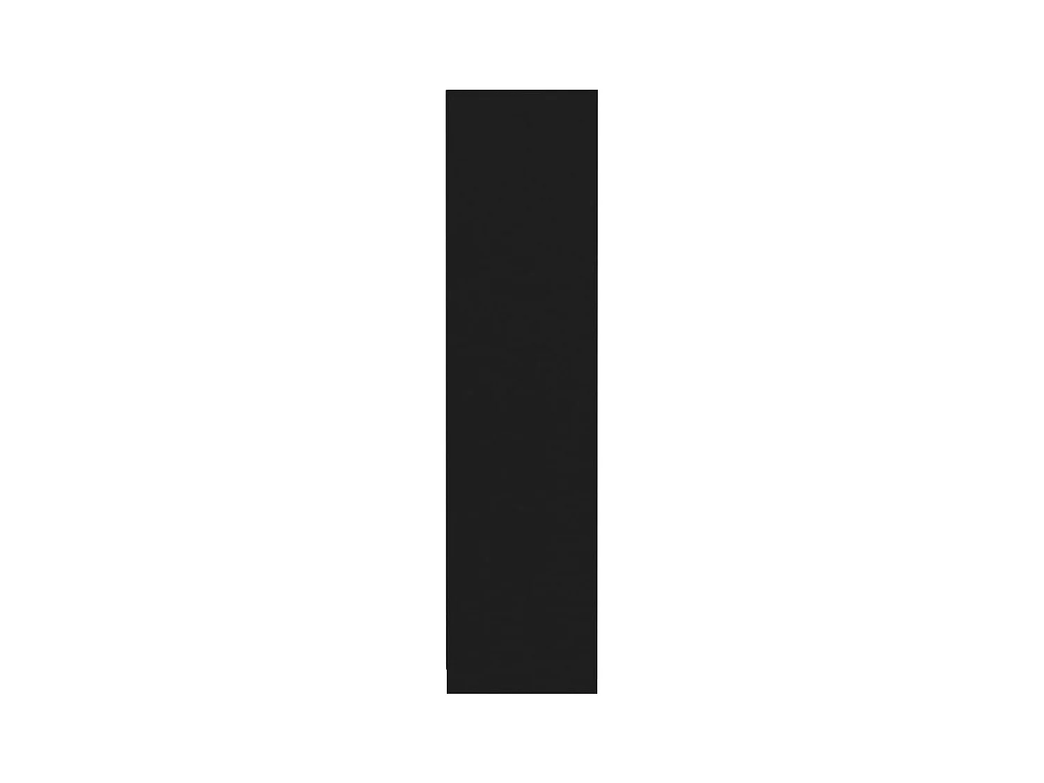 Armario negro 50x50x200 cm Madera contrachapada