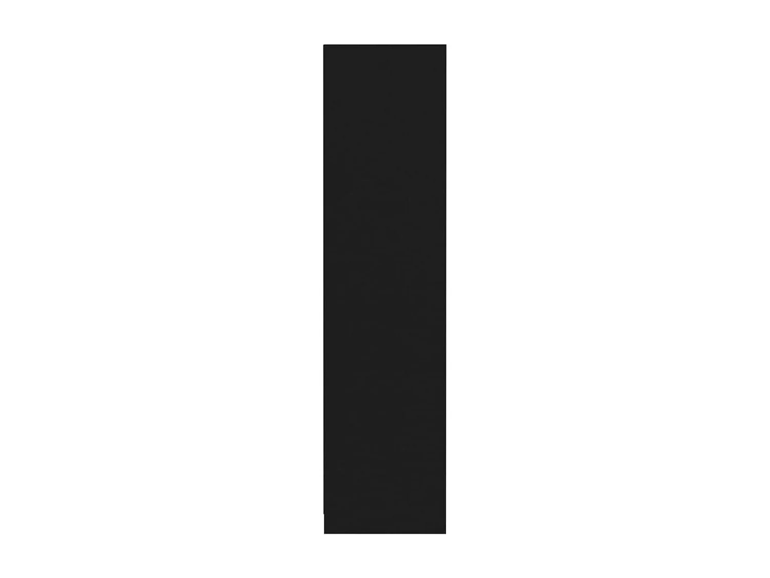 Armadio nero 50x50x200 cm Legno ingegnerizzato