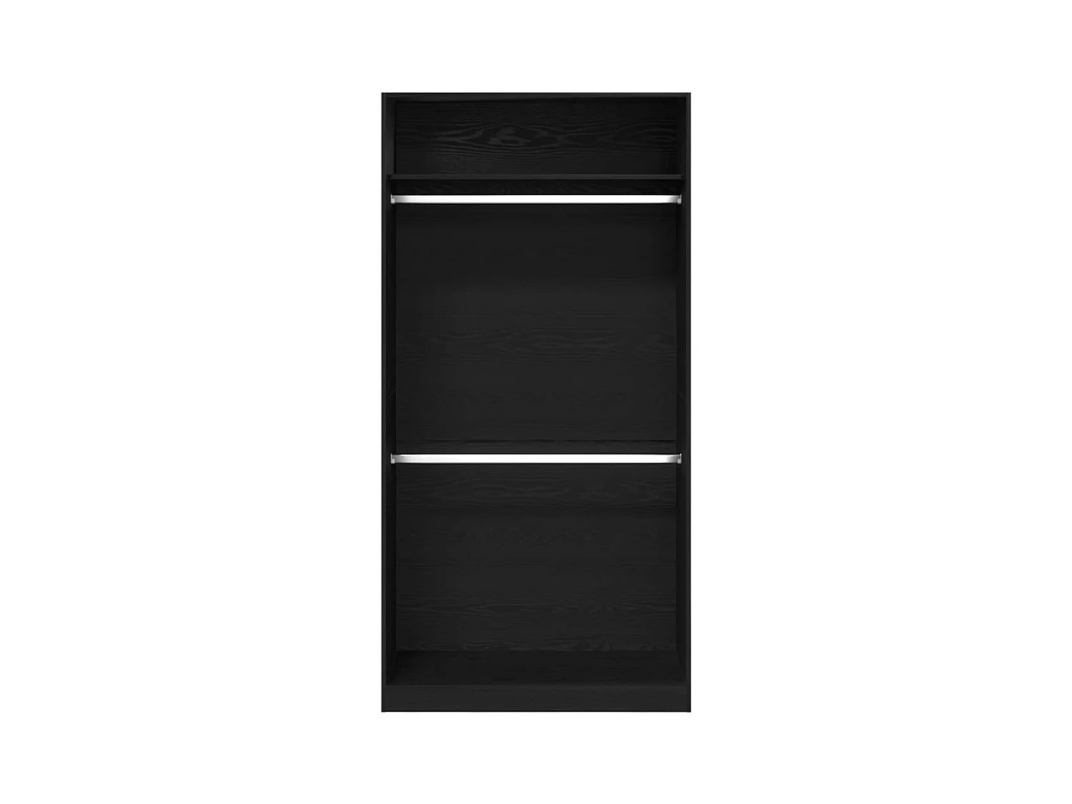 Armoire Chêne noir 100 x 50 x 200 cm Bois d'ingénierie