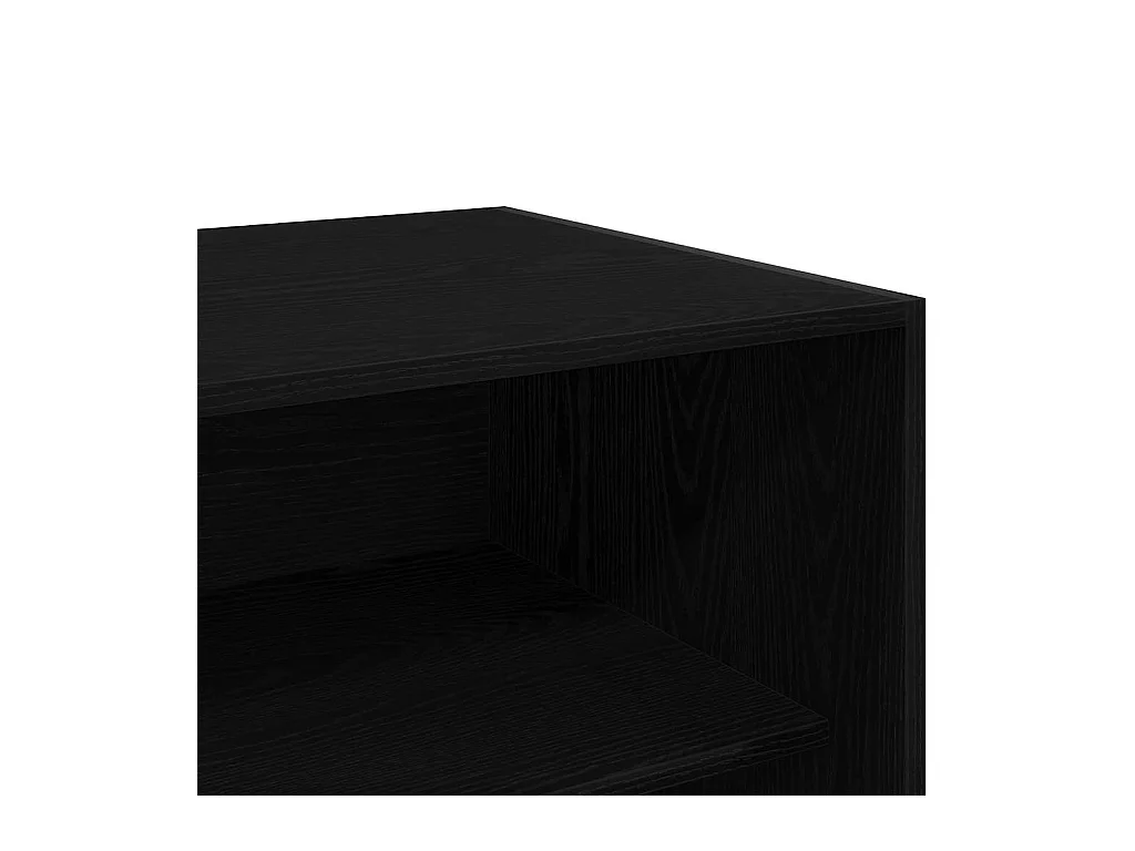 Armoire Chêne noir 100 x 50 x 200 cm Bois d'ingénierie