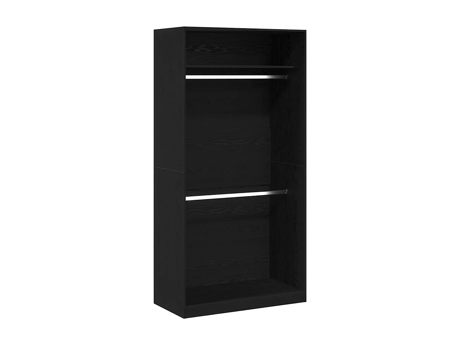 Armoire Chêne noir 100 x 50 x 200 cm Bois d'ingénierie