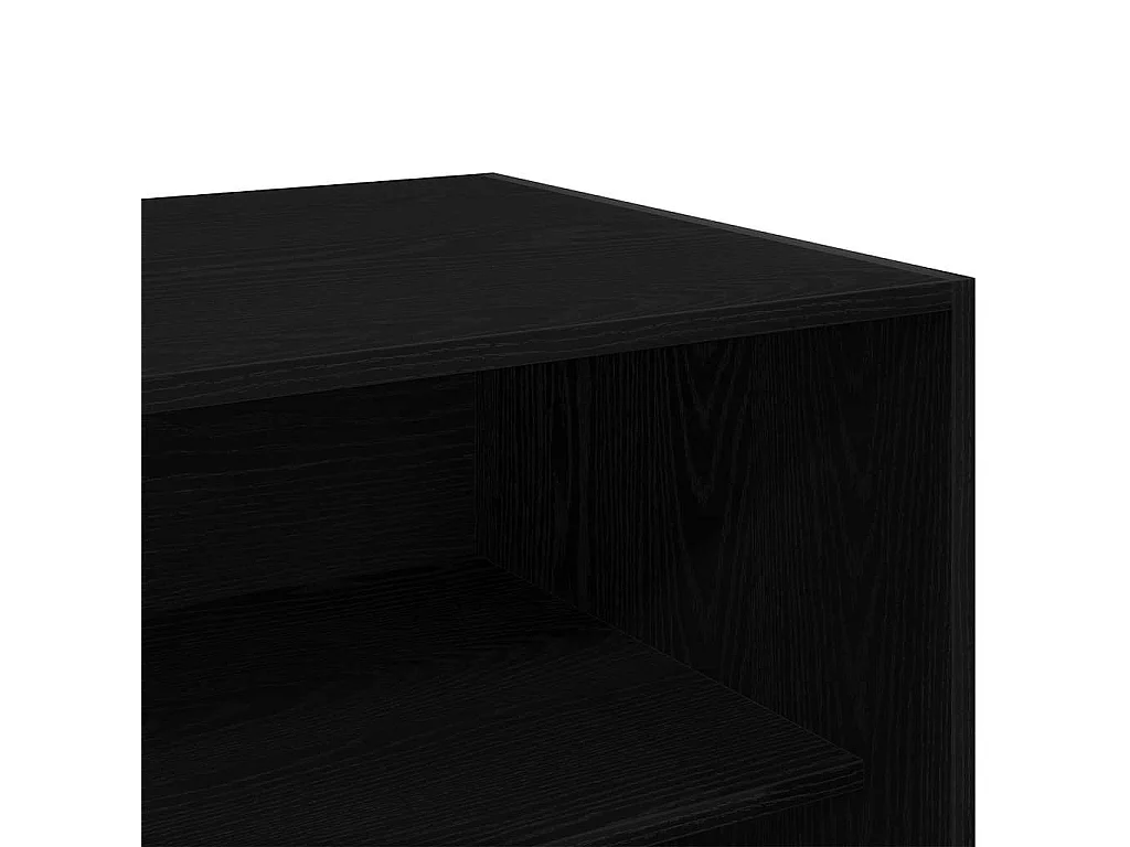 Armoire Chêne noir 100 x 50 x 200 cm Bois d'ingénierie