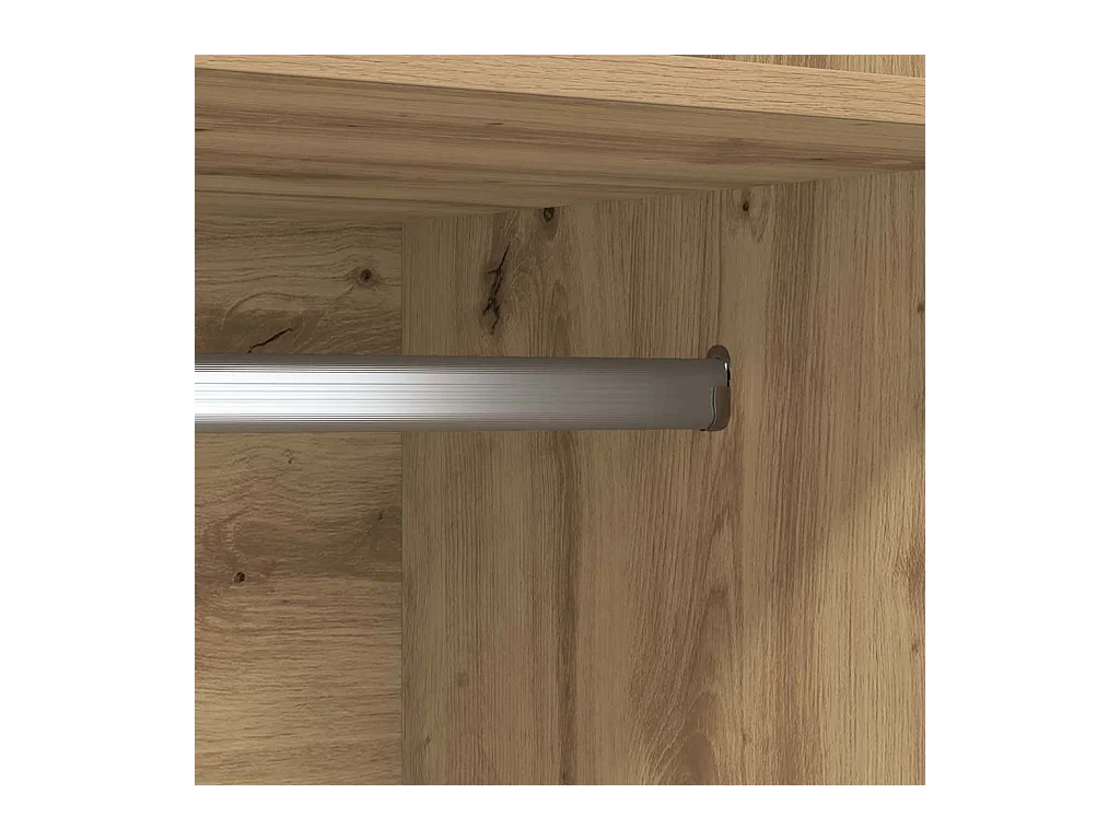 Kast met plank handgemaakt eikenhout