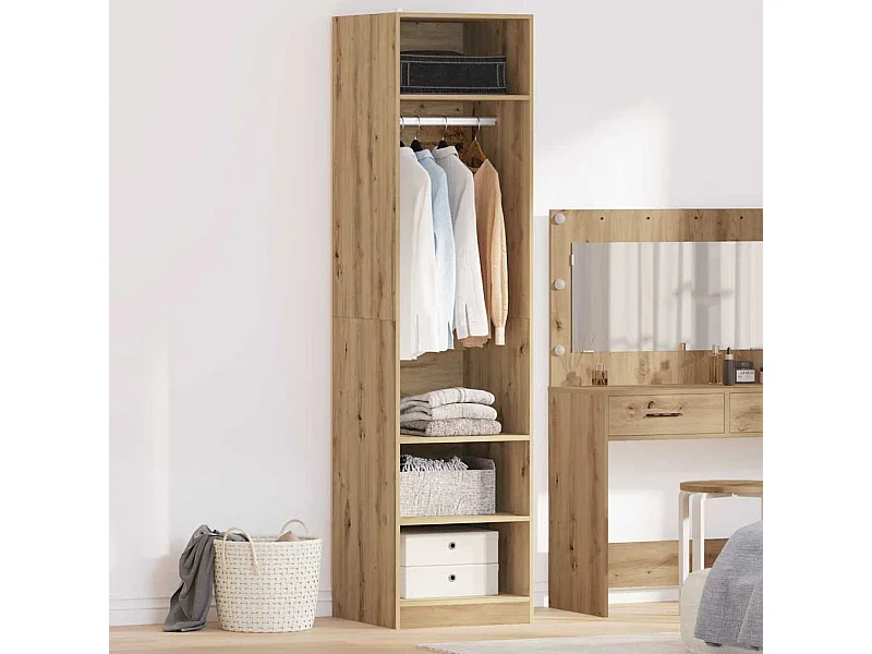 Kast met plank handgemaakt eikenhout