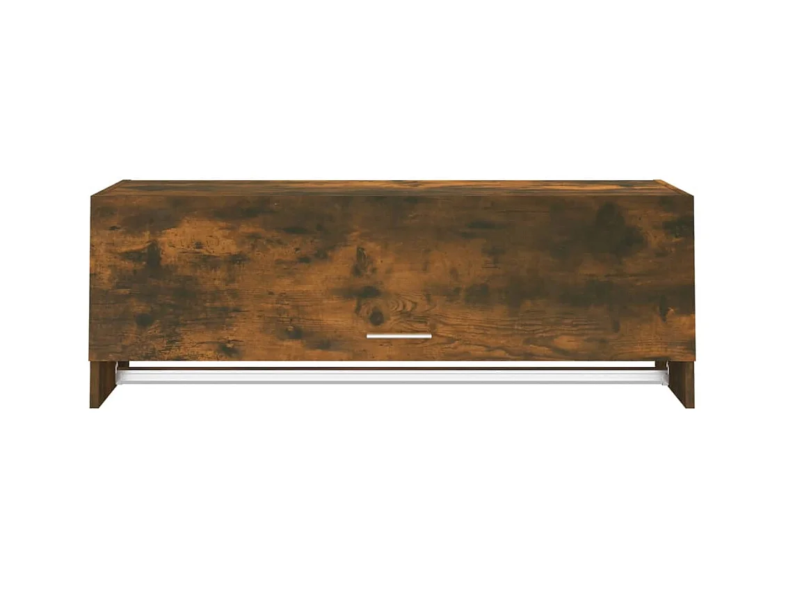 Gerookte eikenhouten kledingkast 100x32,5x35 cm bewerkt hout