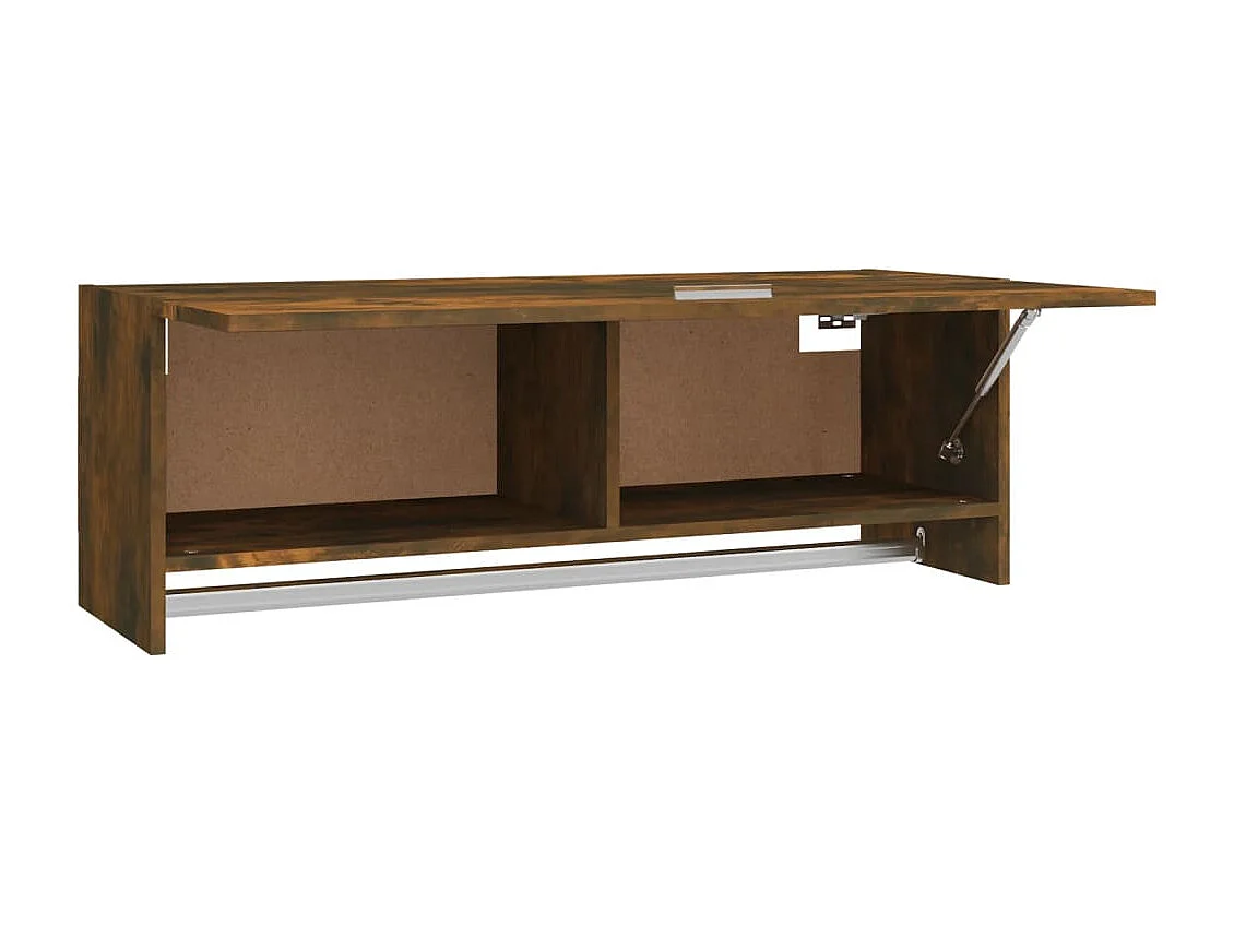 Garde-robe Chêne fumé 100x32,5x35 cm Bois d'ingénierie