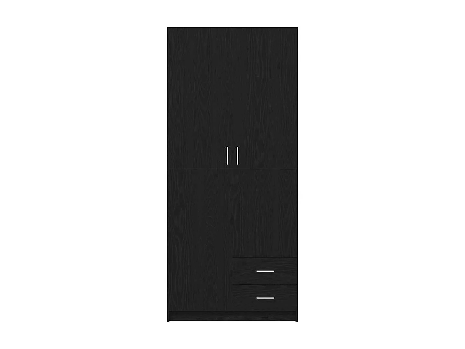 Armoire Chêne noir 80 x 52 x 180 cm Bois d'ingénierie