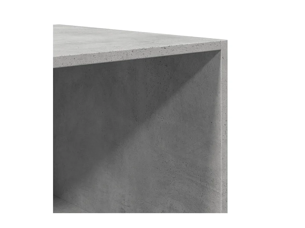 Armadio grigio cemento 50 x 50 x 200 cm in truciolato