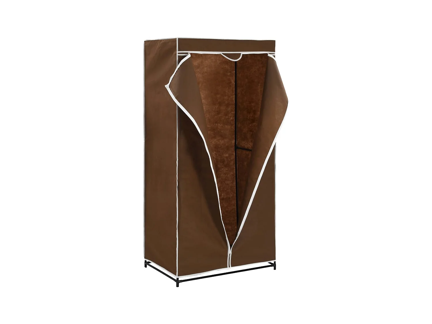 2 pcs Garde-robes Marron 75x50x160 cm