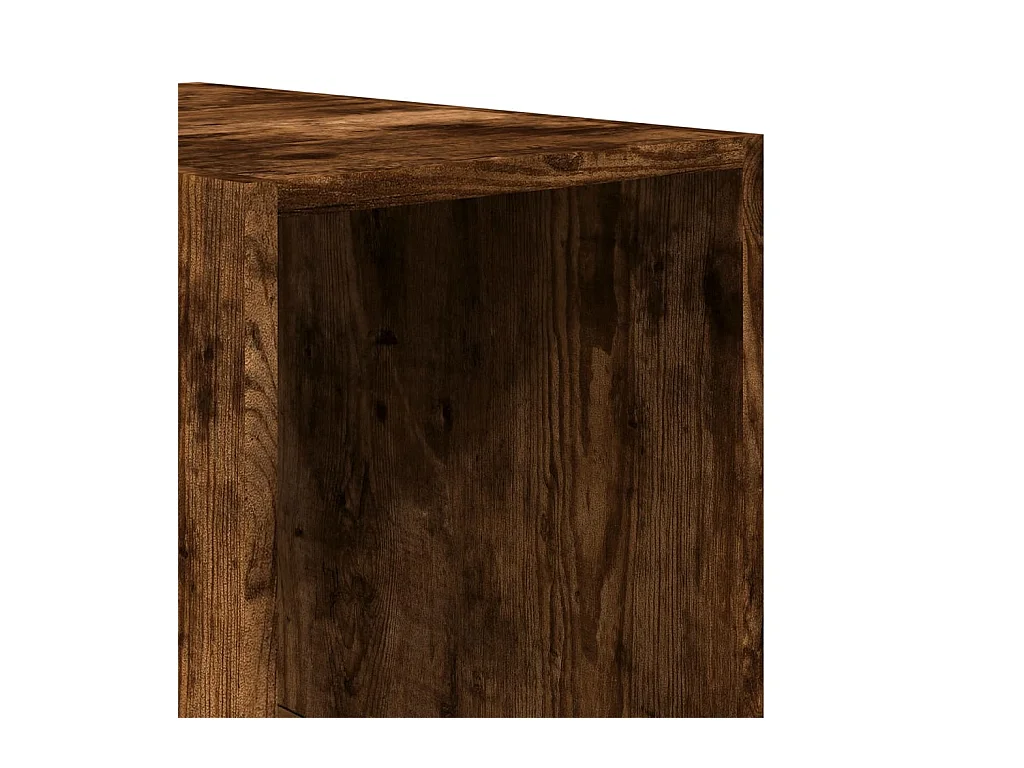 Armadio in rovere affumicato 30x50x200 cm in legno ingegnerizzato