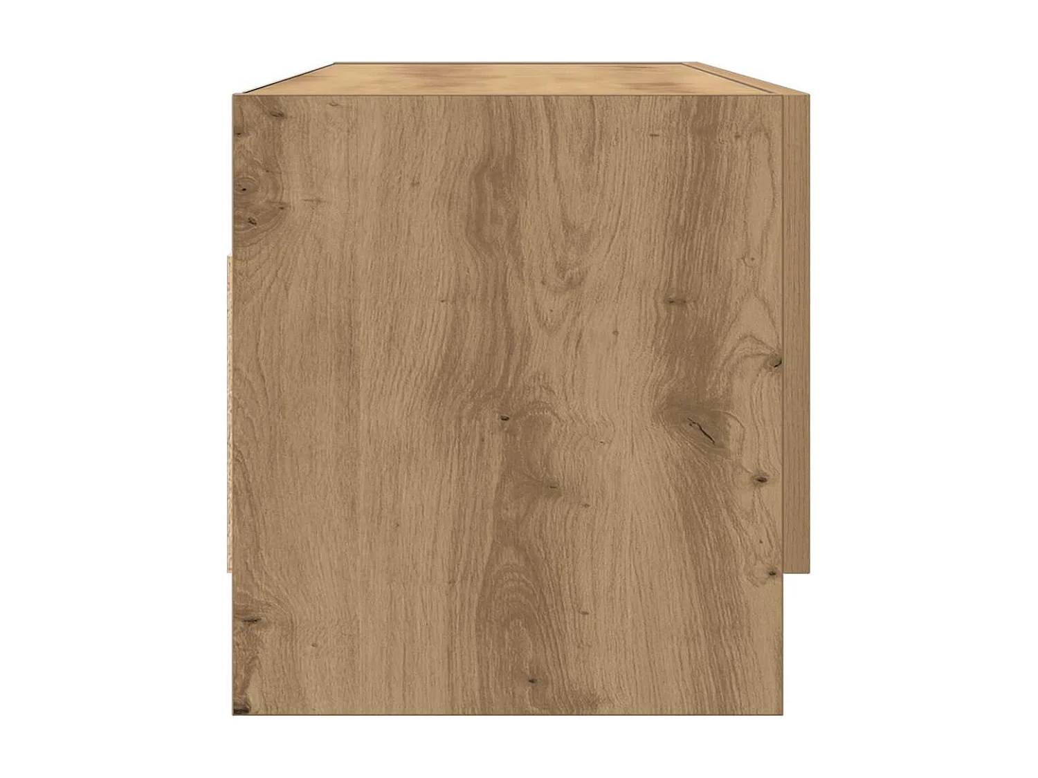 Garde-robe chêne artisanal 100x32,5x35 cm bois d'ingénierie