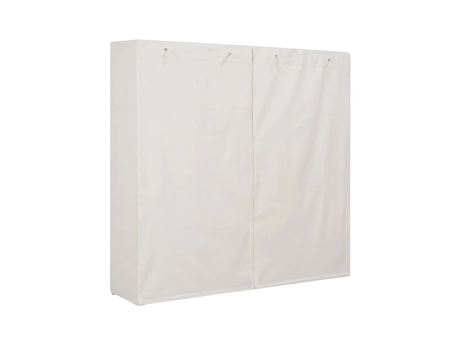 Witte kledingkast 173x40x170 cm stof