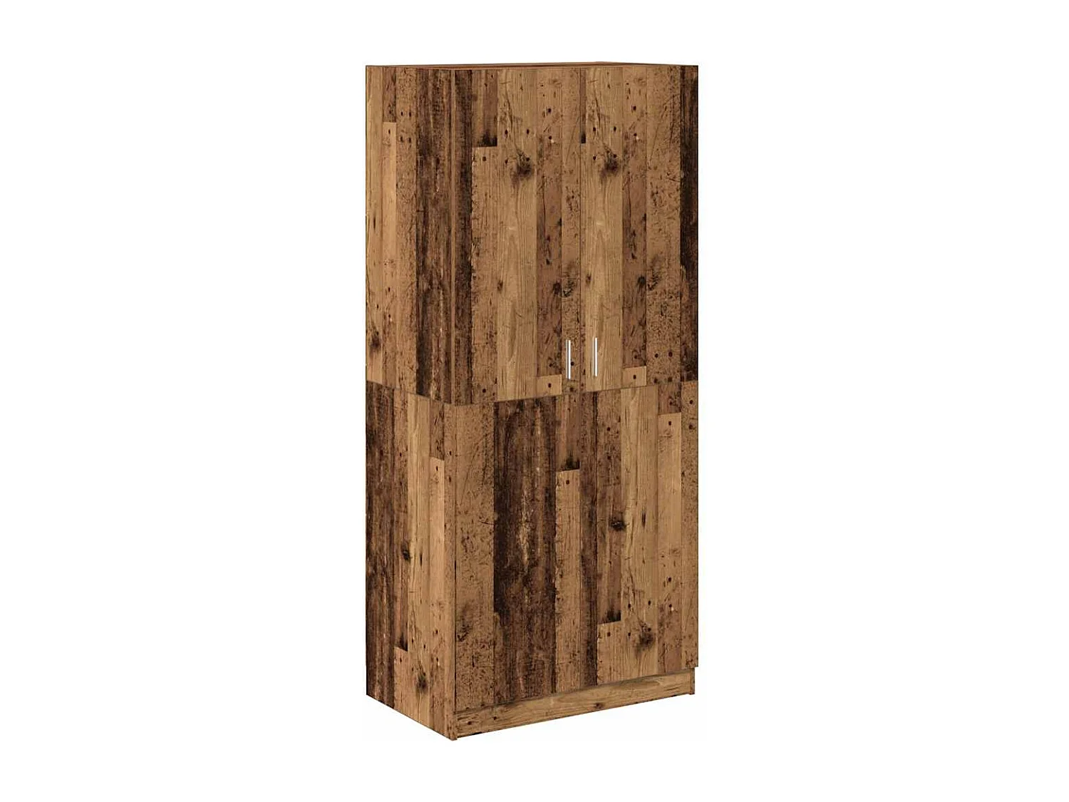 Garde-robe vieux bois 80x52x180 cm bois d'ingénierie