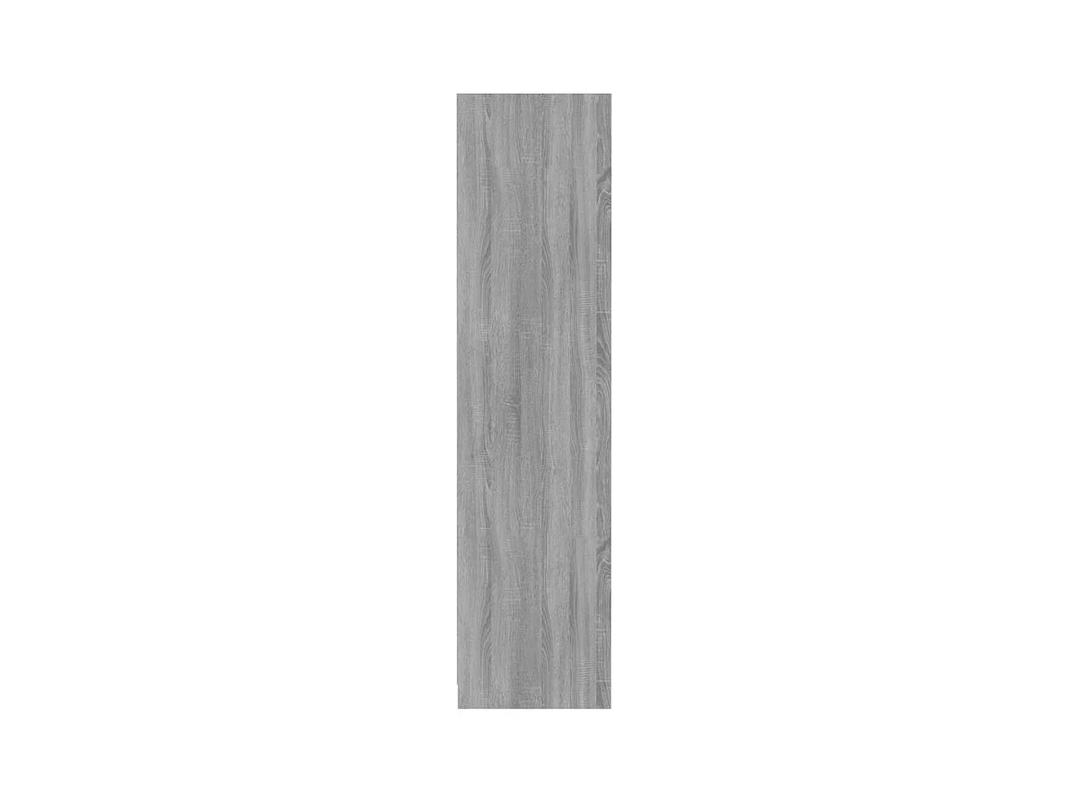 Sonoma Grey Garderobekast 100x50x200 cm Engineered Wood