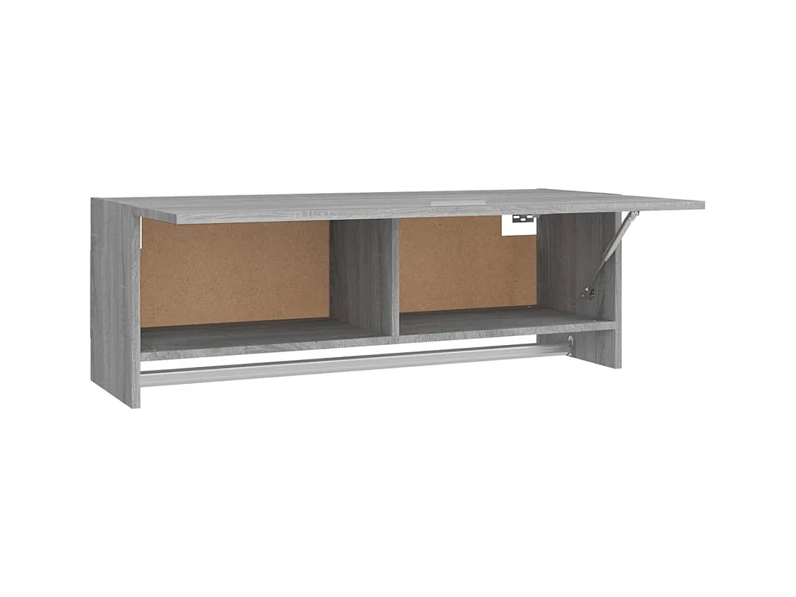 Garde-robe Sonoma gris 100x32,5x35 cm Bois d'ingénierie