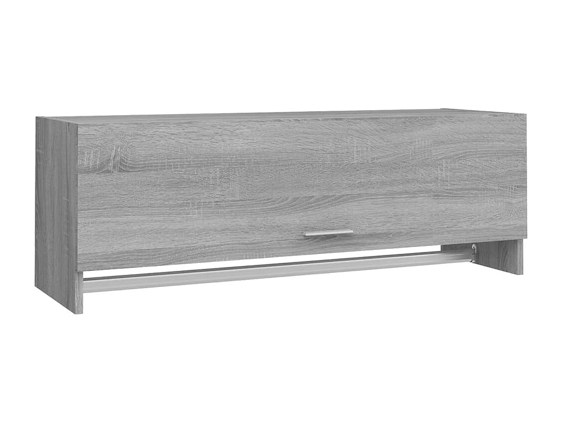 Garde-robe Sonoma gris 100x32,5x35 cm Bois d'ingénierie