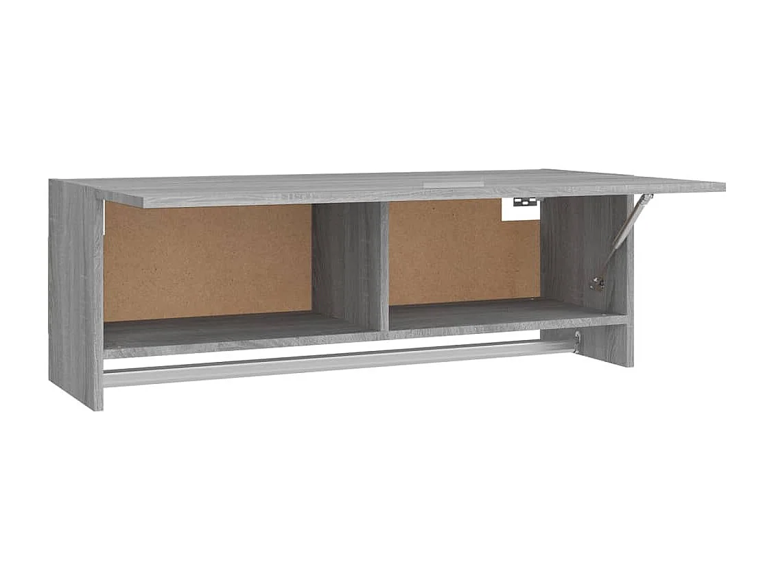 Garde-robe Sonoma gris 100x32,5x35 cm Bois d'ingénierie
