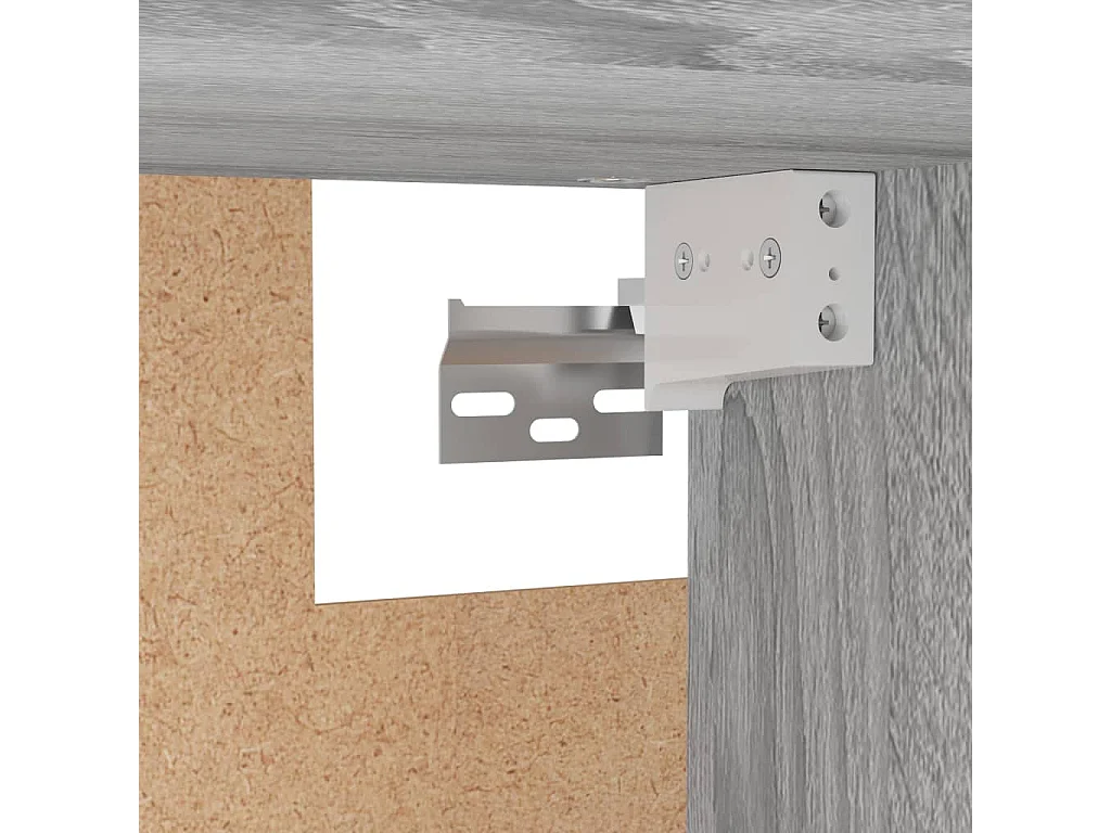 Garde-robe Sonoma gris 100x32,5x35 cm Bois d'ingénierie