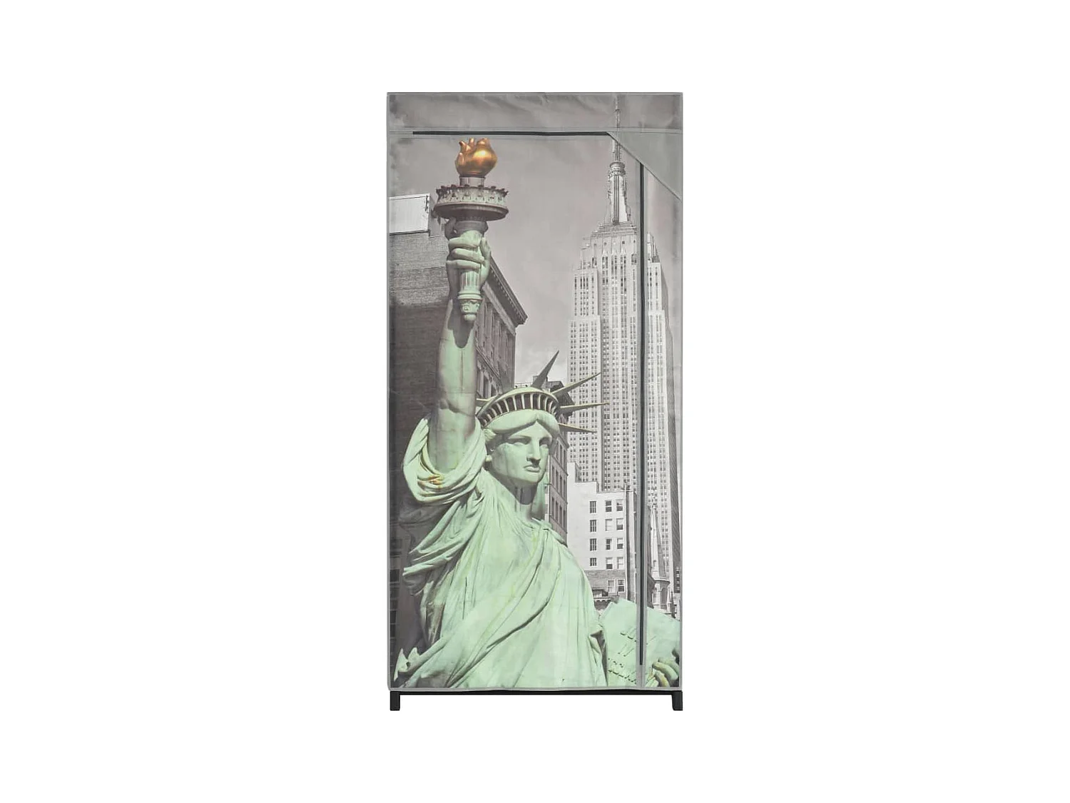 Garderobe New York 75x45x160 cm Tissu