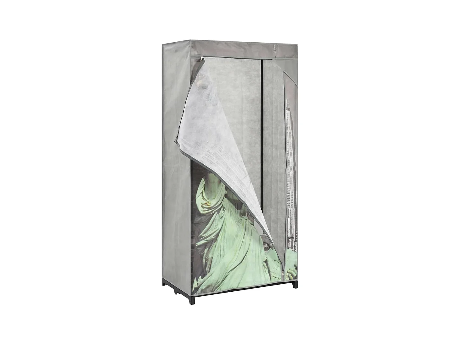 Garderobe New York 75x45x160 cm Tissu