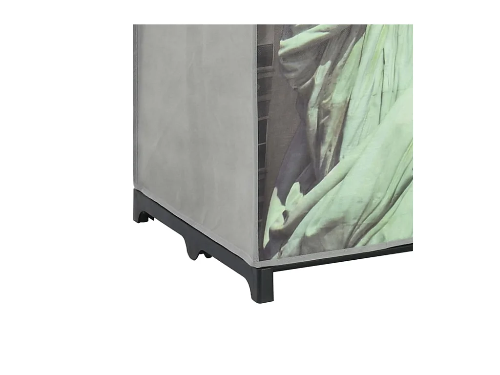 Garderobe New York 75x45x160 cm Tissu