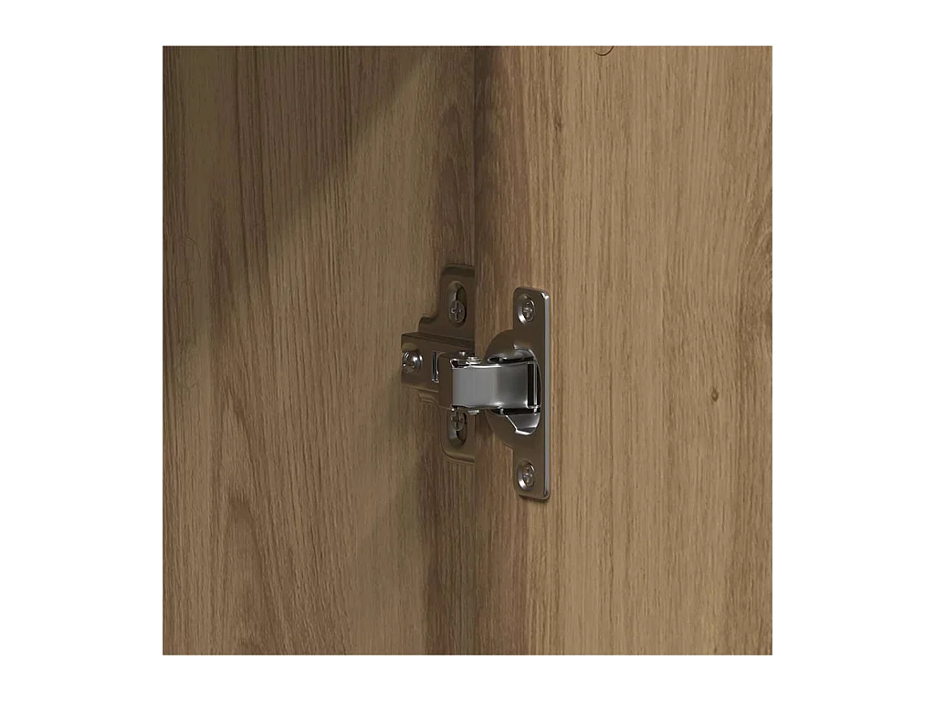 Armadio in rovere fatto a mano 55 x 25 x 189 cm Legno ingegnerizzato