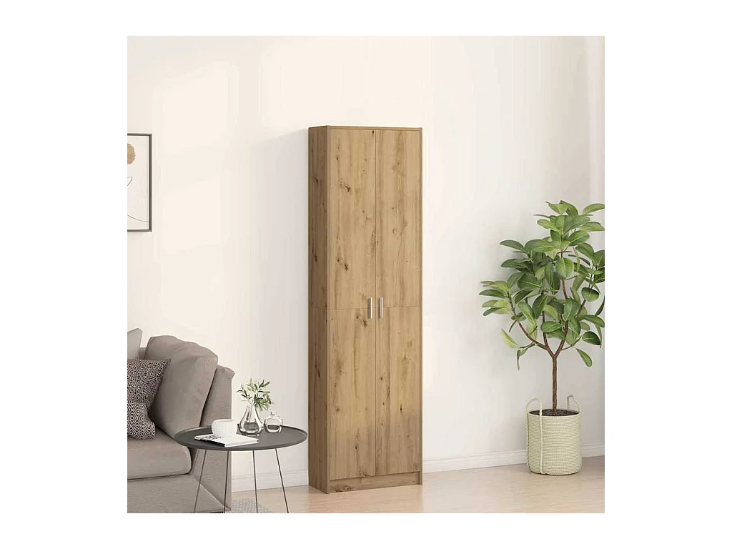 Armoire chêne artisanal 55 x 25 x 189 cm Bois d'ingénierie