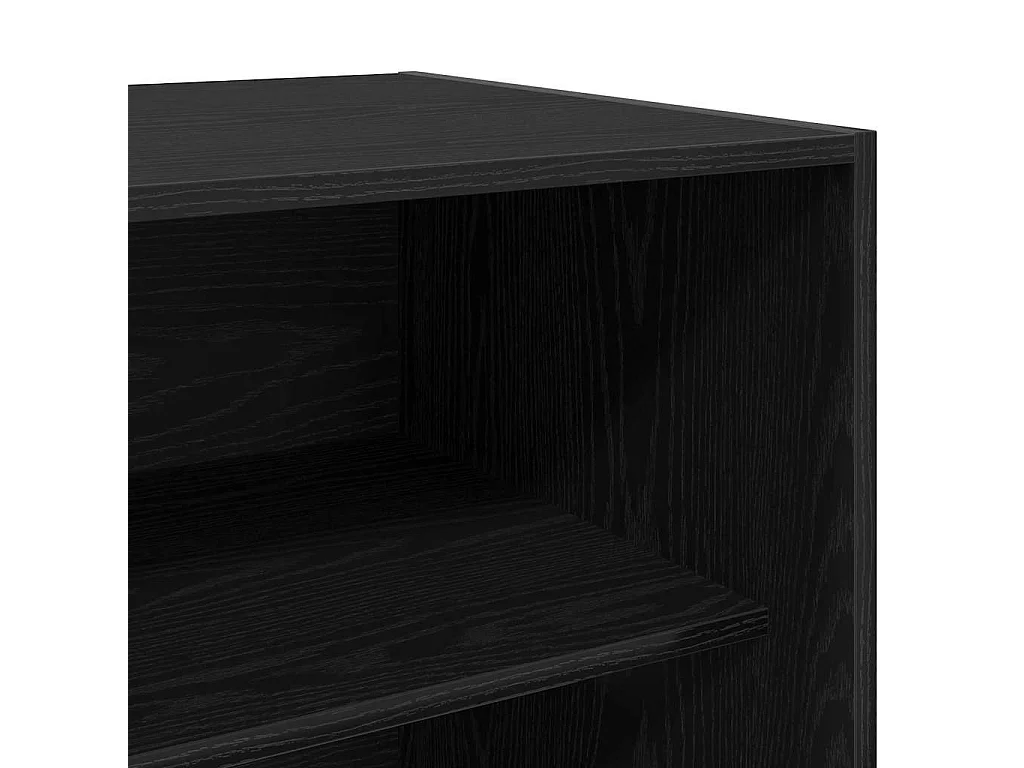 Armoire Chêne noir 80 x 50 x 200 cm Bois d'ingénierie