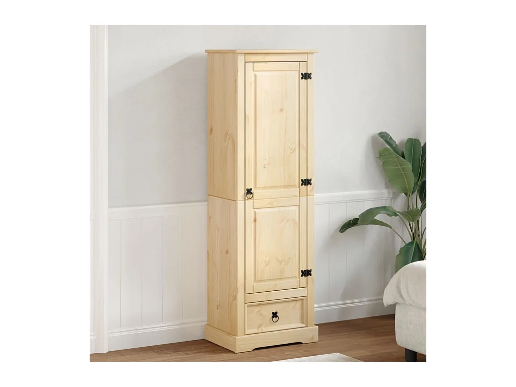 Armario Corona 55x38x170 cm madera maciza de pino