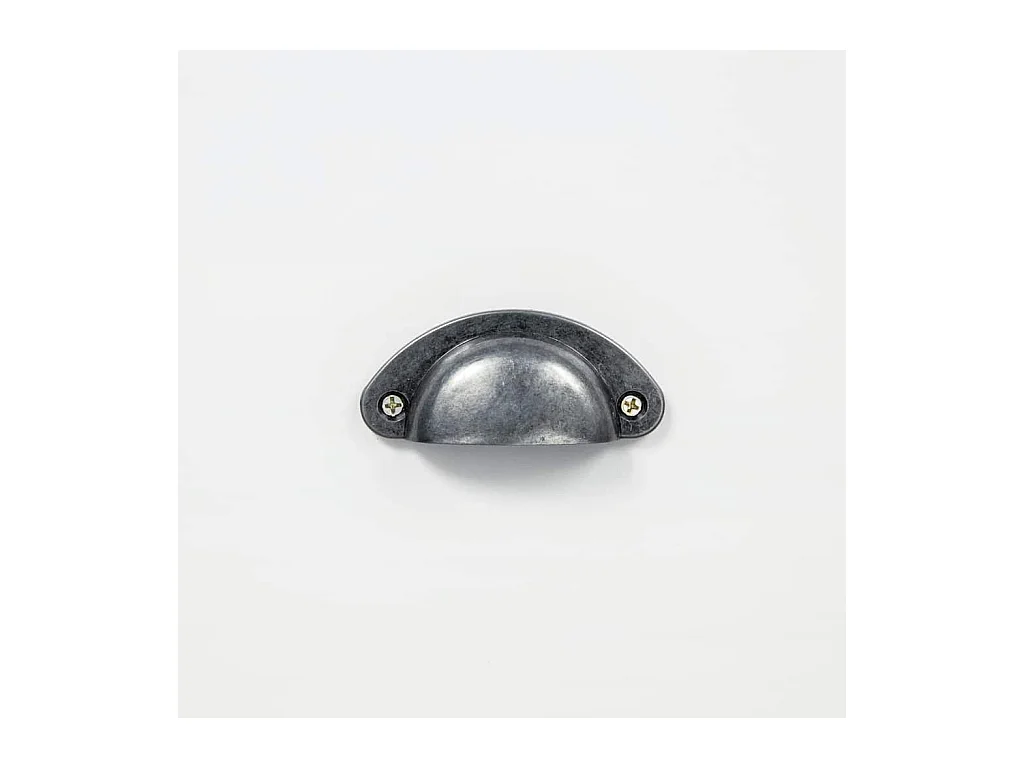 Hill 2-deurs kledingkast wit 89x50x170cm massief grenenhout