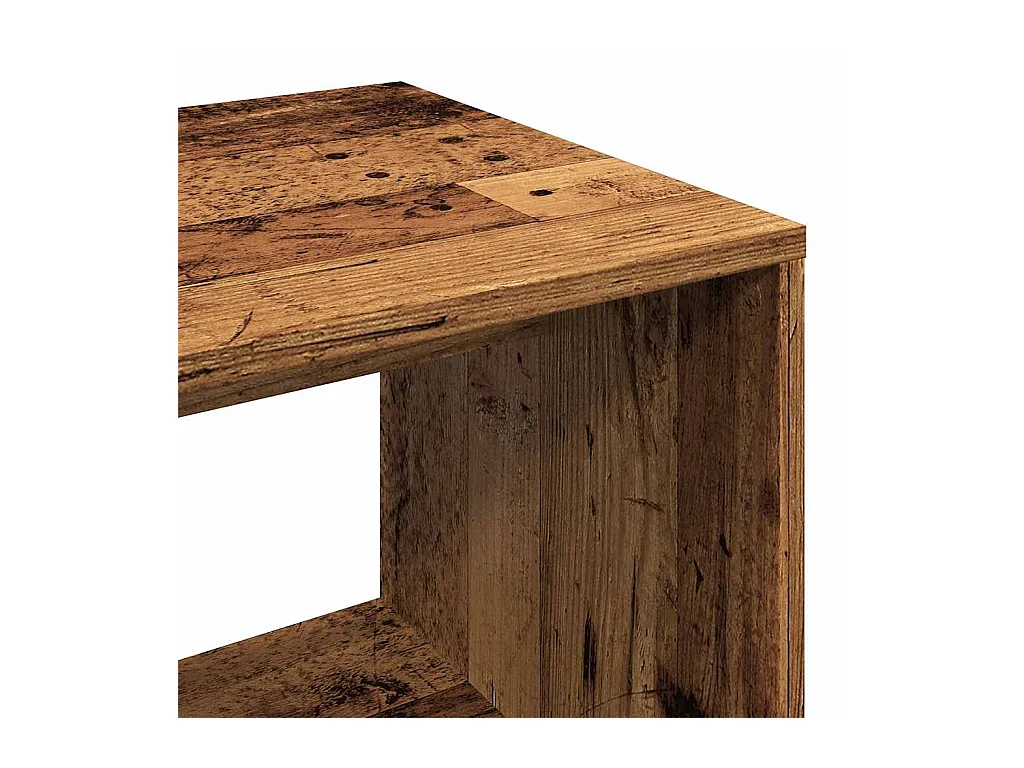 Garde-robe vieux bois 80x40x110 cm bois d'ingénierie