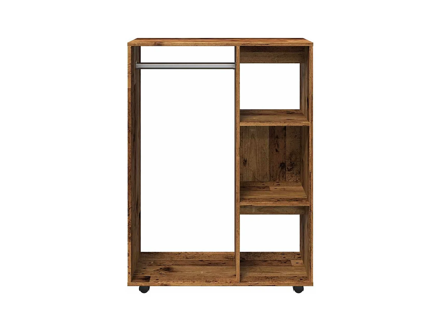 Armario madera vieja 80x40x110 cm madera contrachapada