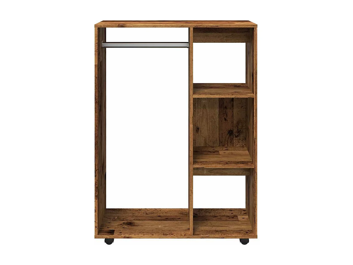 Garde-robe vieux bois 80x40x110 cm bois d'ingénierie
