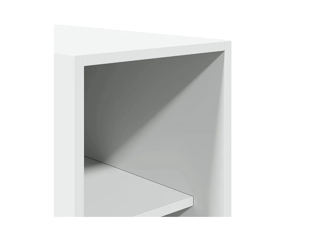 Witte kledingkast 30x50x200 cm Technisch hout