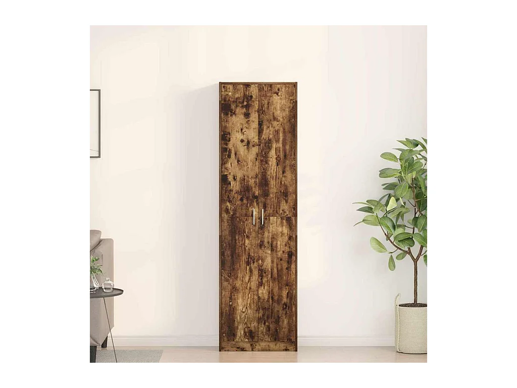 Armoire Chêne fumé 55 x 25 x 189 cm Bois d'ingénierie