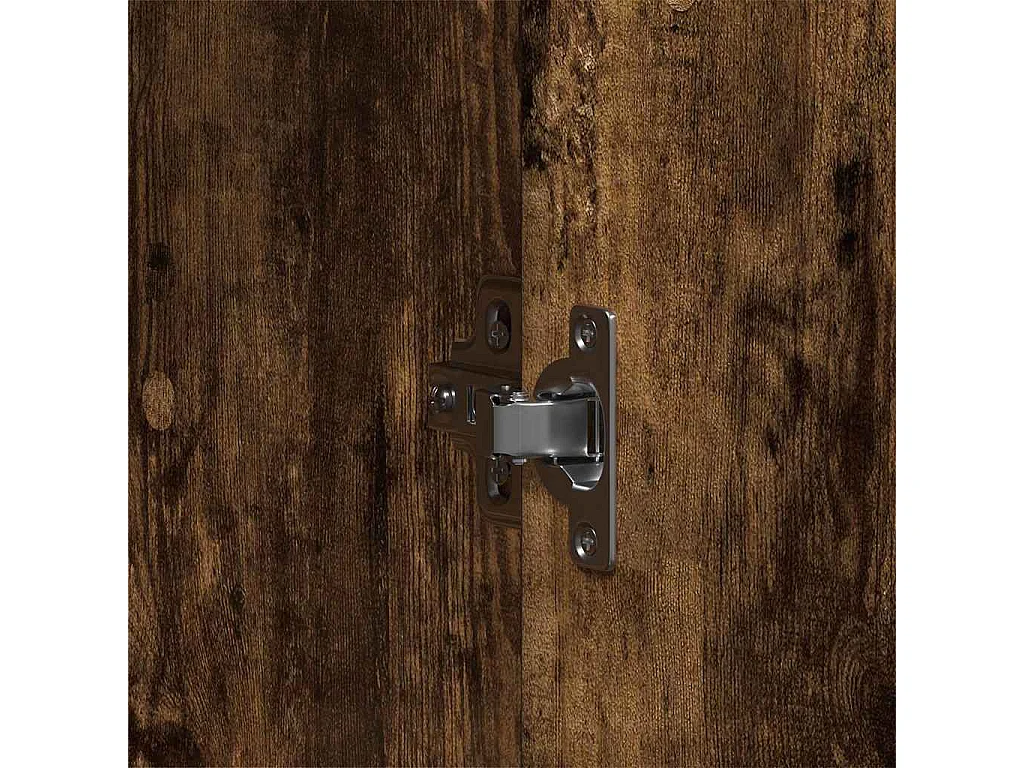Armadio in rovere affumicato 55 x 25 x 189 cm in legno ingegnerizzato