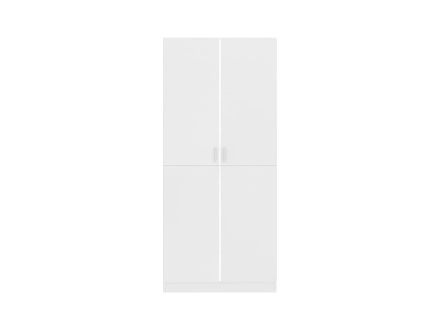 Witte kledingkast 80x52x180 cm Technisch hout