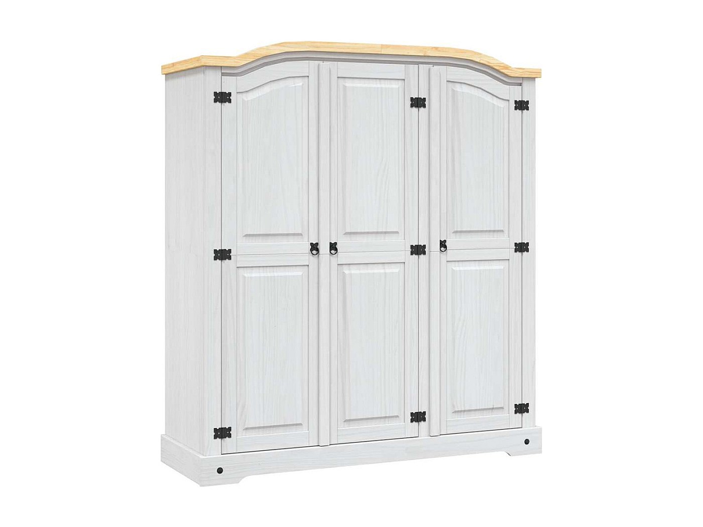 Zayden - Kledingkast 2-deurs - Wit - 90x55x190 cm