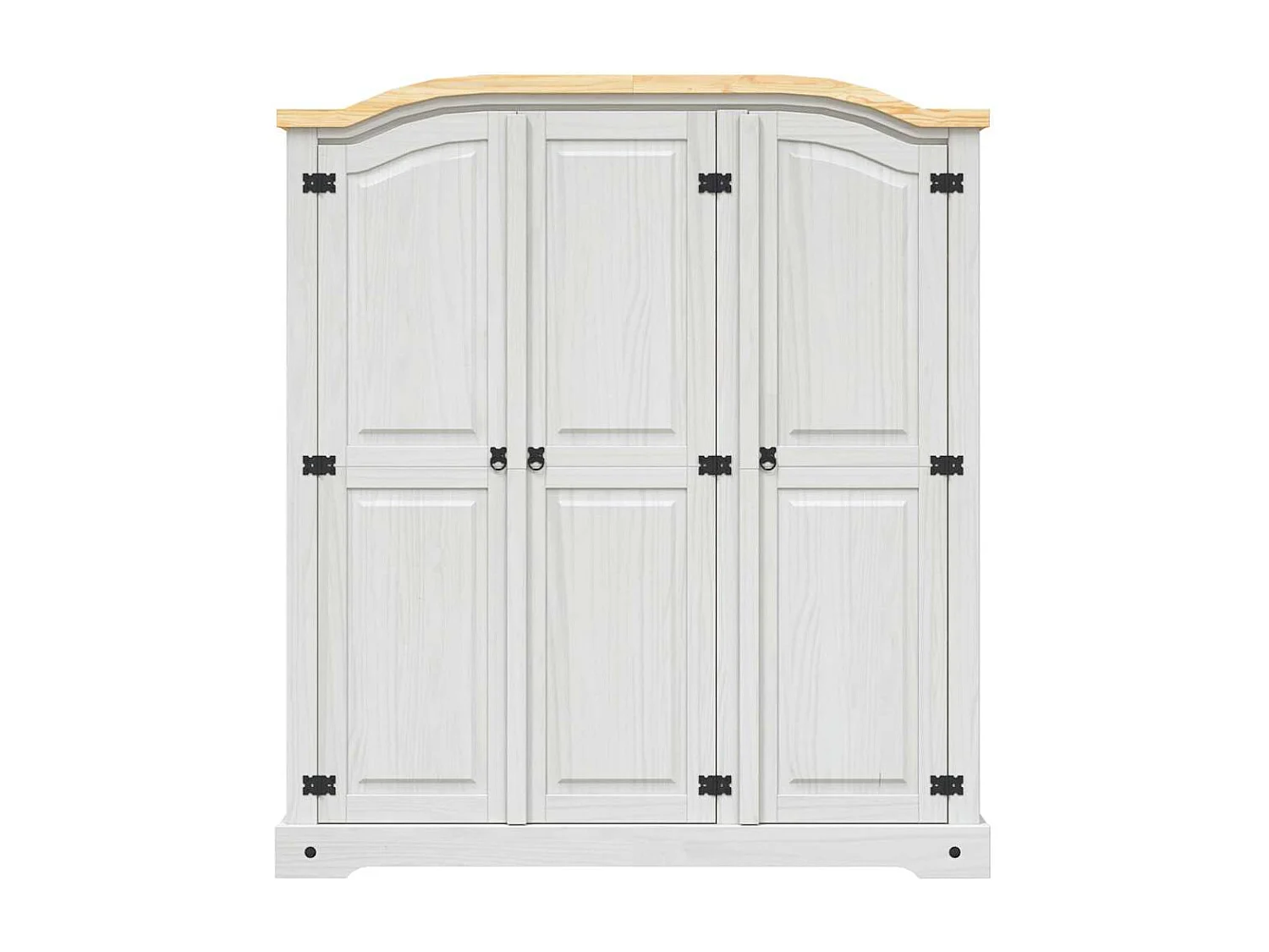 Armario de 3 puertas gama Corona Pino mexicano Blanco